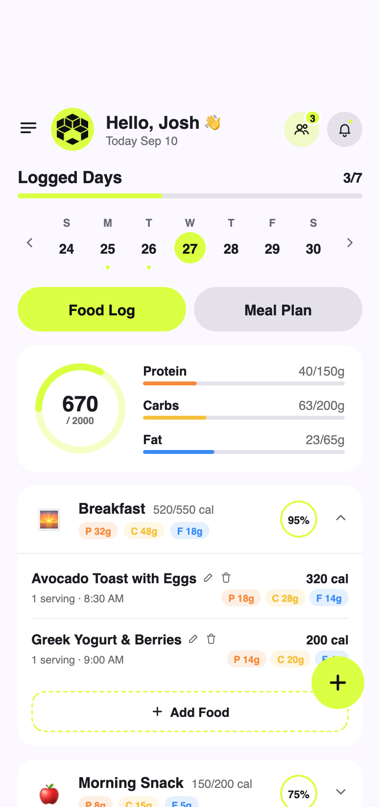FitNut App Nutrition